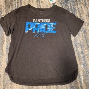 NWT Nike Panthers Tshirt Size XL, 24in across chest from